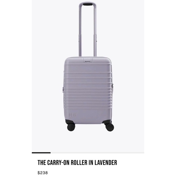 Beis NWT Carry On Roller in Lavender - Picture 1 of 6